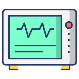 monitor de ecg Ícone