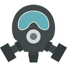 Gas mask icon