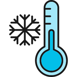 bassa temperatura icona