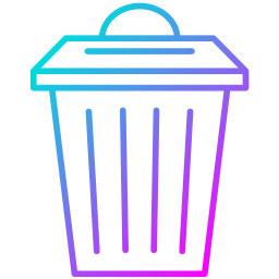 Trash can icon