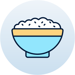 Rice bowl icon