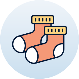 Baby socks icon