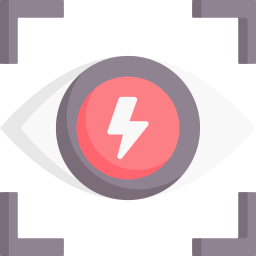 Red eyes icon