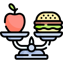 Balanced diet icon