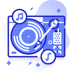 Vinyl player icon