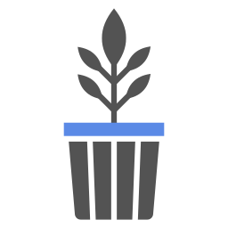 Plant pot icon