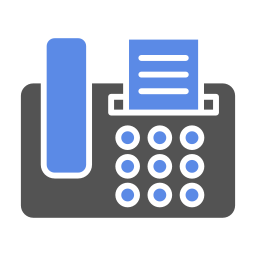 Fax machine icon