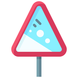 Traffic sign icon