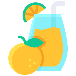 Orange juice icon