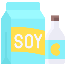 lait de soja Icône