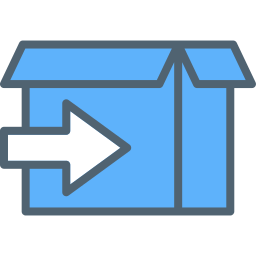 Delivery box icon