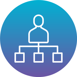 Hierarchical structure icon