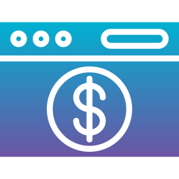 Online payment icon