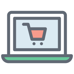 Online shopping icon