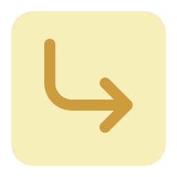 Turn right icon