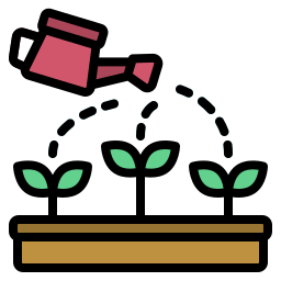 Поливать растения иконка
