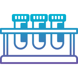 des tubes à essai Icône
