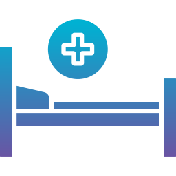 lit d'hôpital Icône