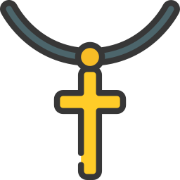 Christian cross icon