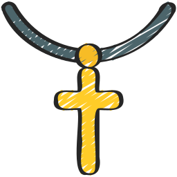 Christian cross icon