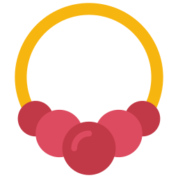 Pearl necklace icon