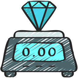 Weight scale icon