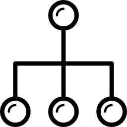 structure hiérarchique Icône