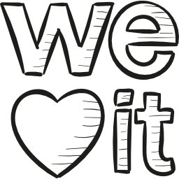 logo de weheartit draw Icône