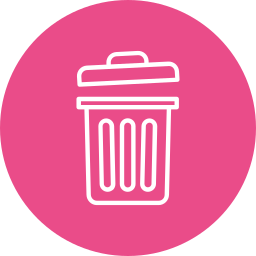 Trash can icon