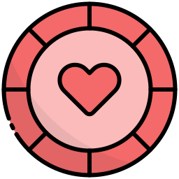 Poker chip icon