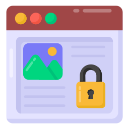 Web lock icon