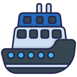 Cruise ship icon