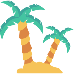 Coconut tree icon