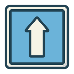 Up sign icon