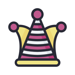 Clown hat icon