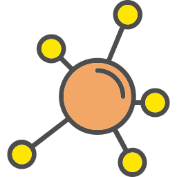 mapa mental Ícone