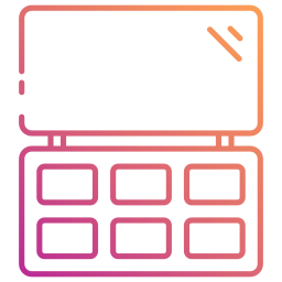 palette de maquillage Icône