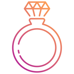 Diamond ring icon