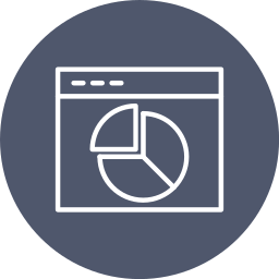diagramme circulaire Icône
