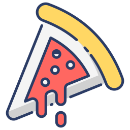 Pizza slice icon