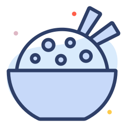 Rice bowl icon