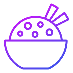 Rice bowl icon