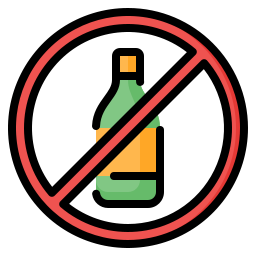 No alcohol icon