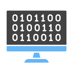 Binary code icon