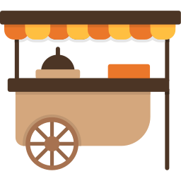 Food cart icon