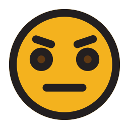 Upset icon