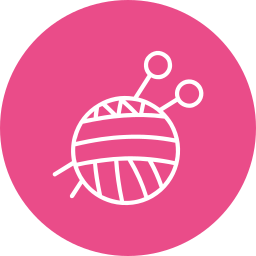 Wool ball icon