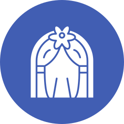 Wedding arch icon