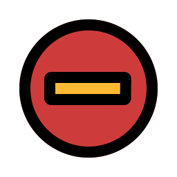 Stop sign icon