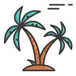 Palm trees icon